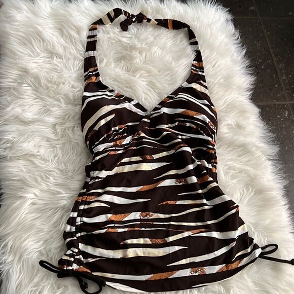 Silhouette Tankini halter  Top Sz-10 - Picture 4 of 10